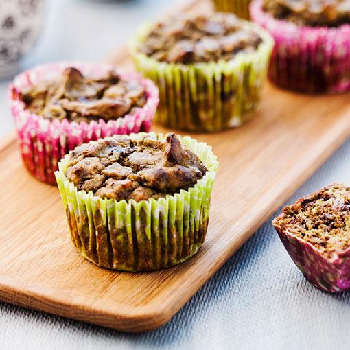 Chokladmuffins med avokado