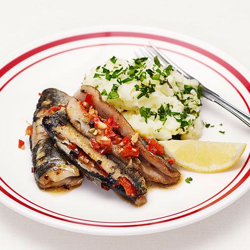 Strömming med piri-piri