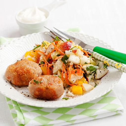 Kycklingbiffar med couscous