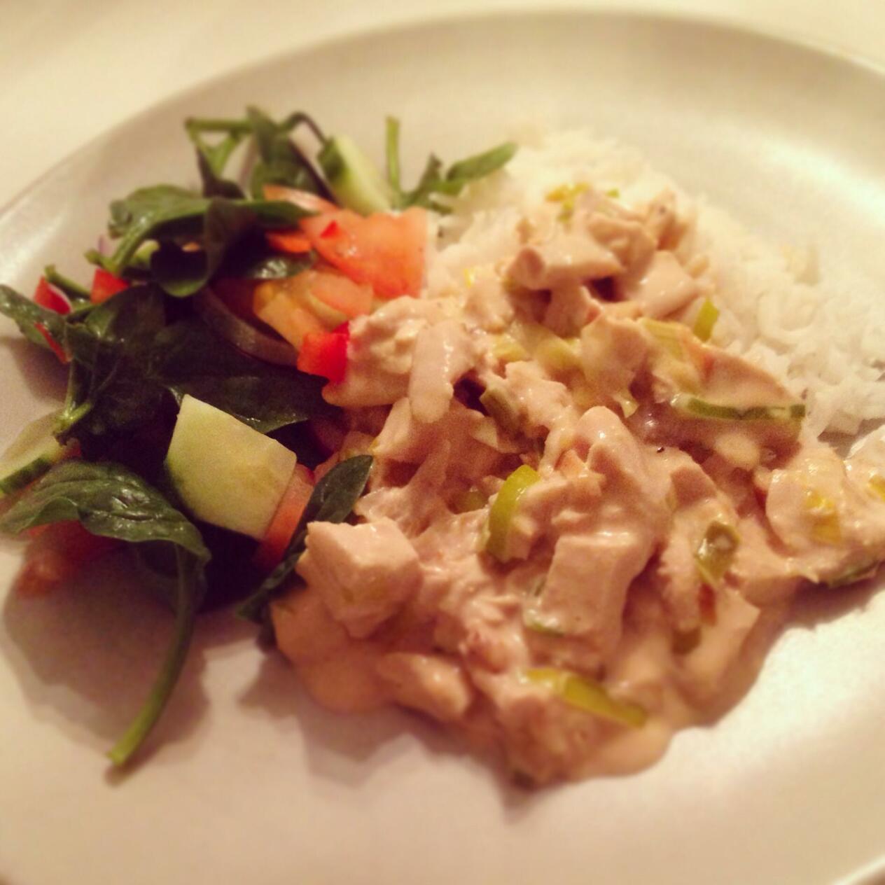 Kycklinggryta med mango chutney
