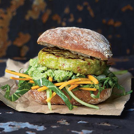 Vegoburgare med vietnamesisk sallad