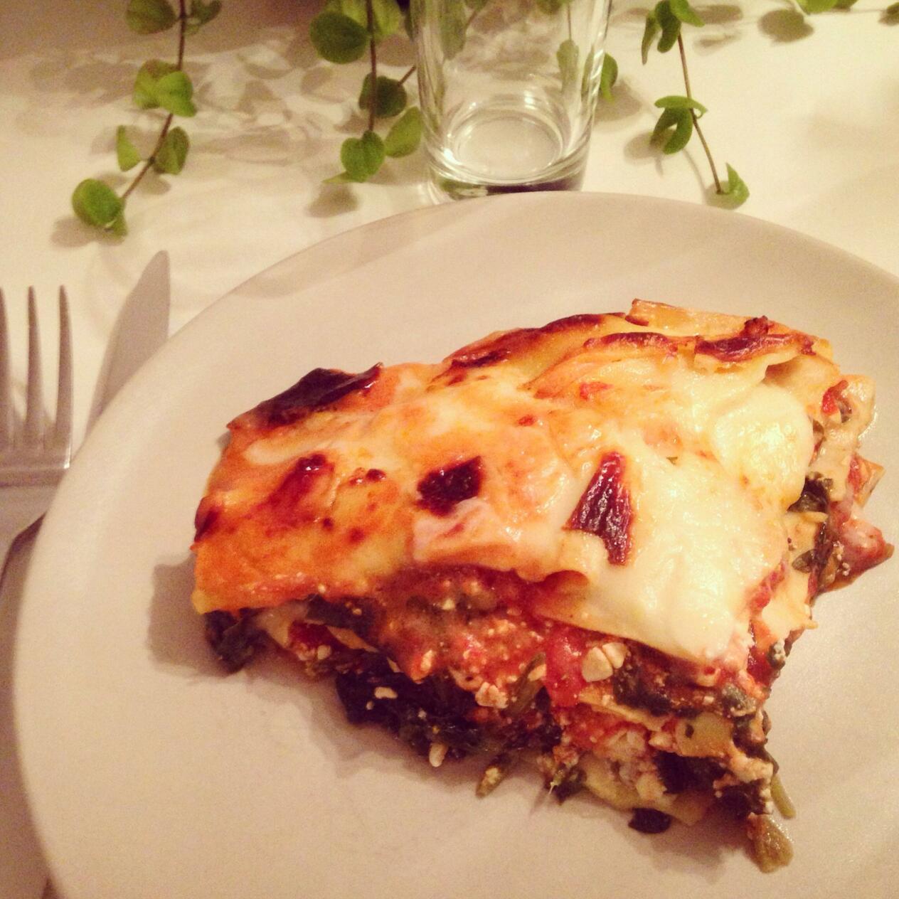Vegetarisk lasagne