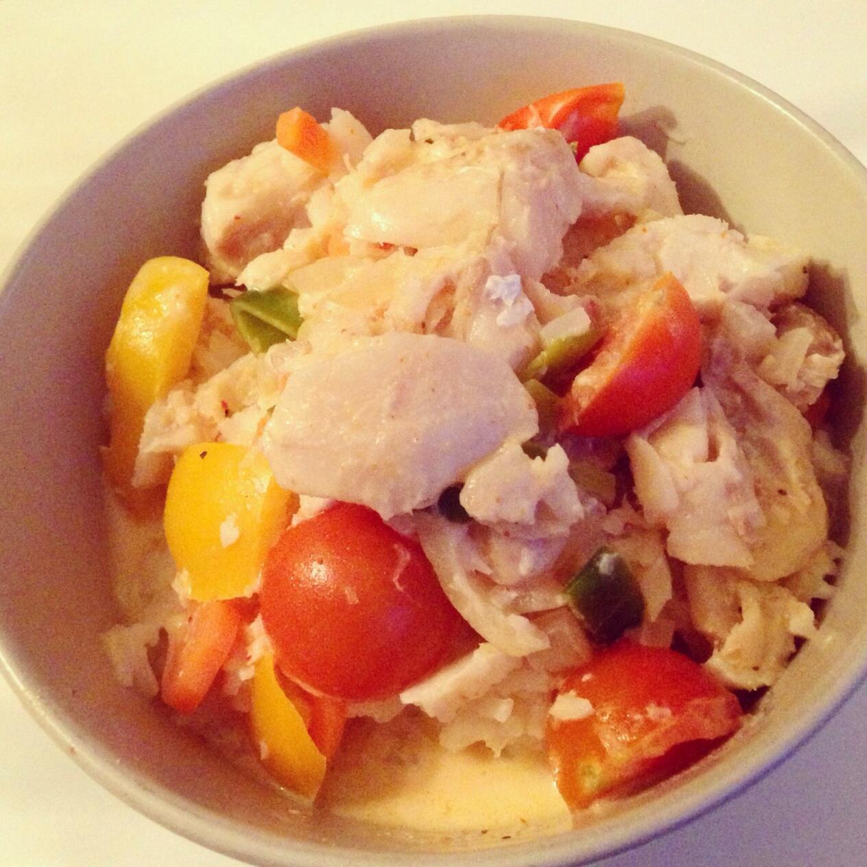 Snabb torskcurry