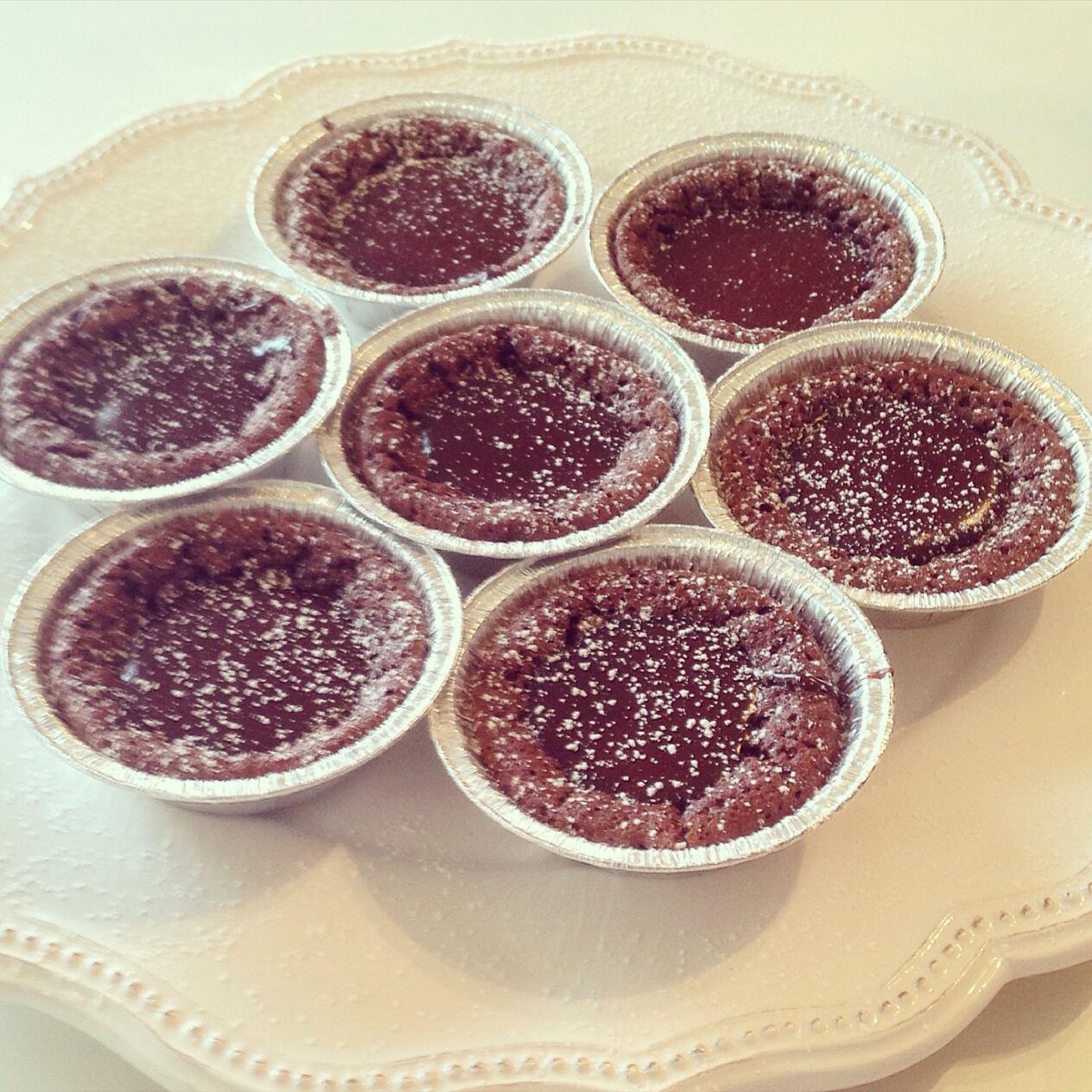 Kladdkakemuffins