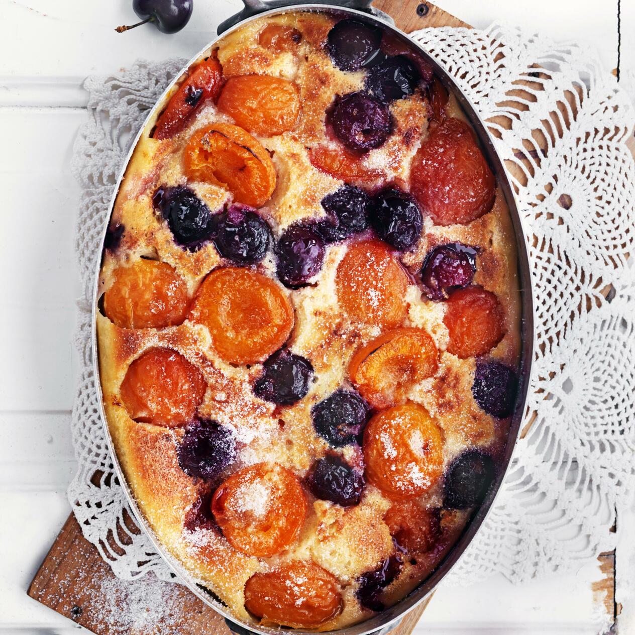Clafoutis med frukt