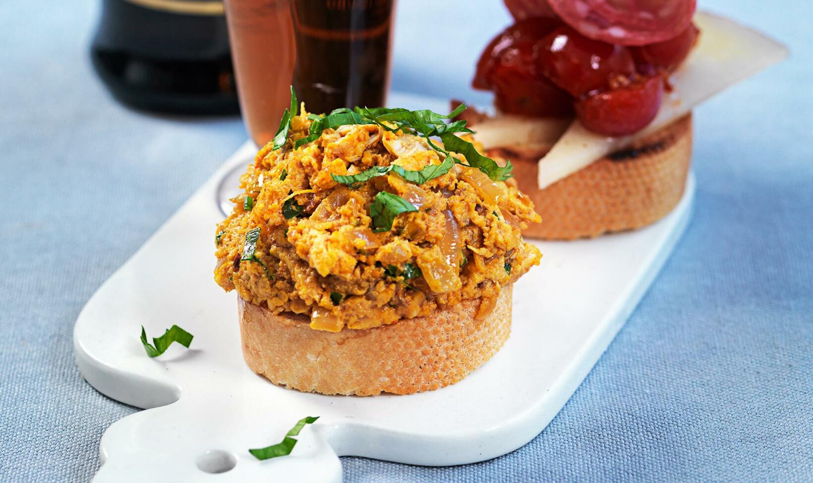Tapas  med kycklingröra