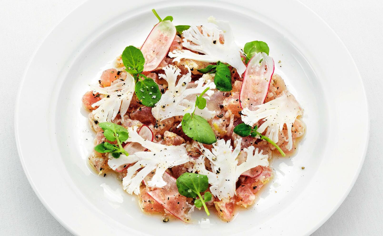 Tonfisktartar med ingefära