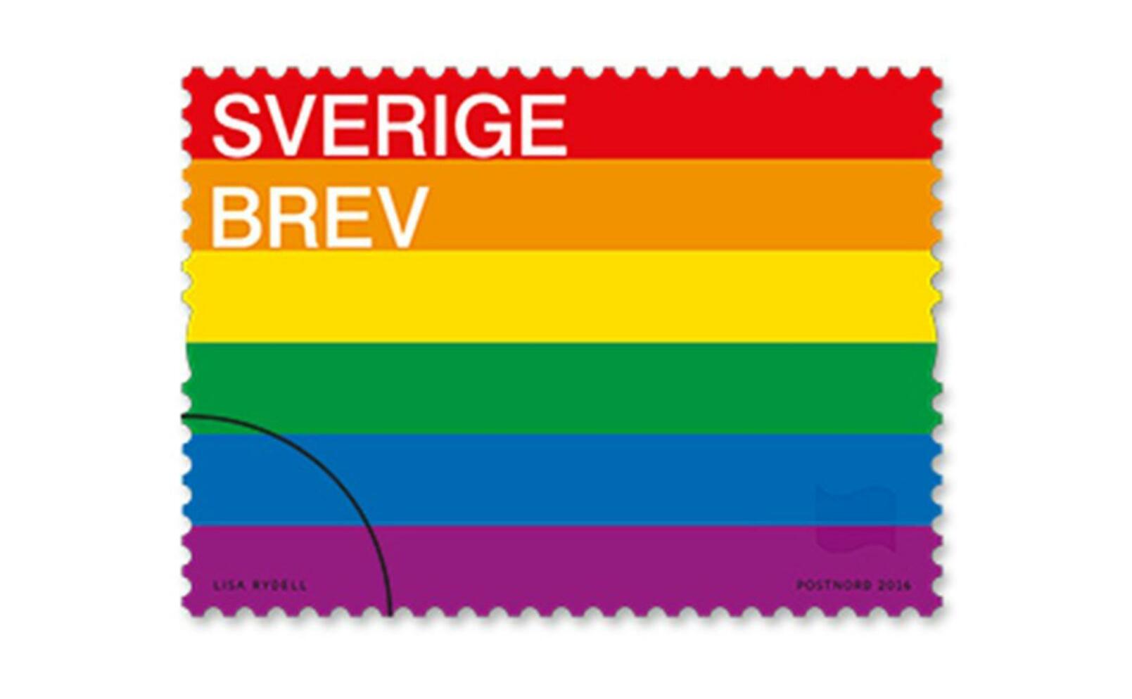 Nu blir Prideflaggan frimärke