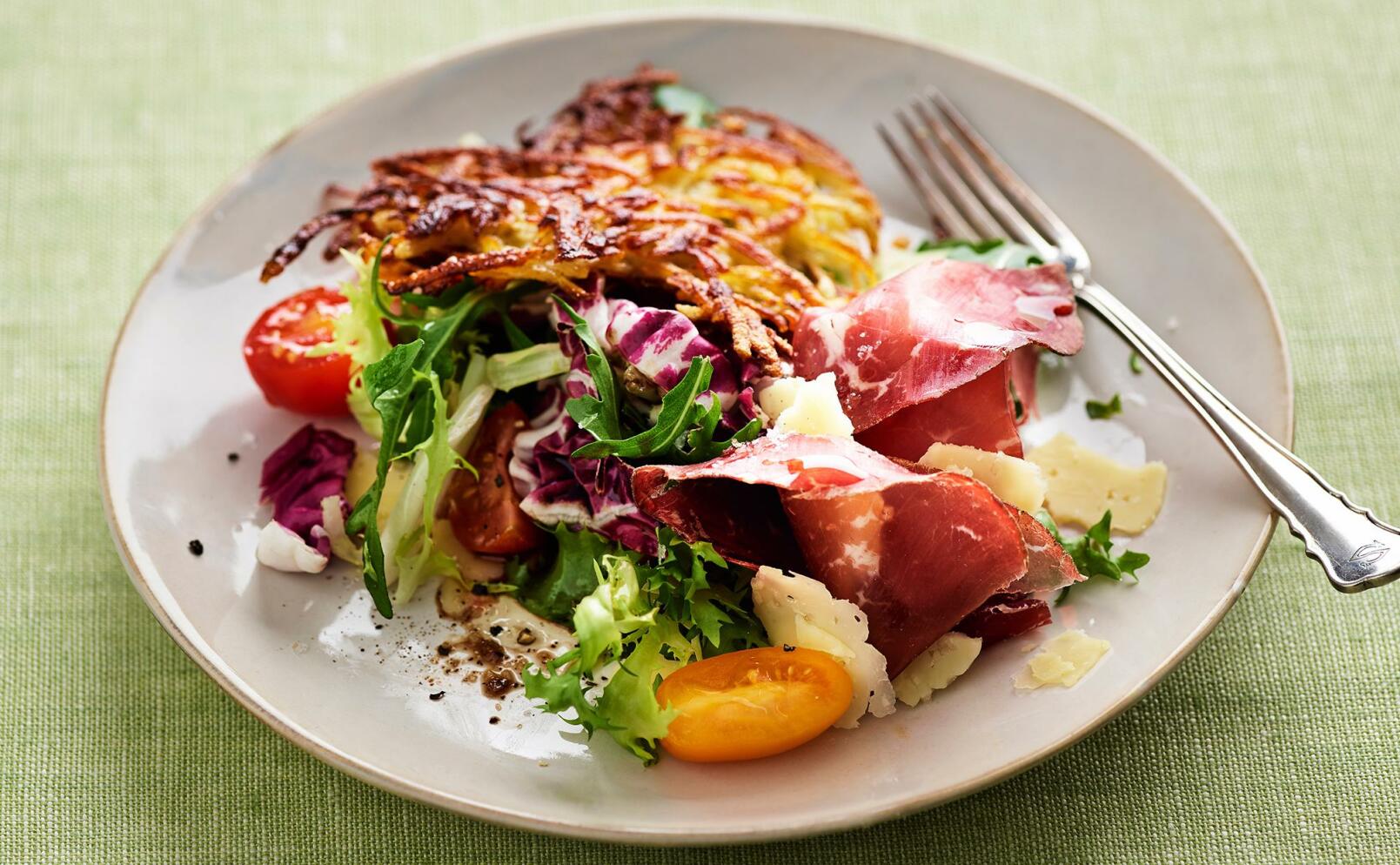 Råraka med bresaola