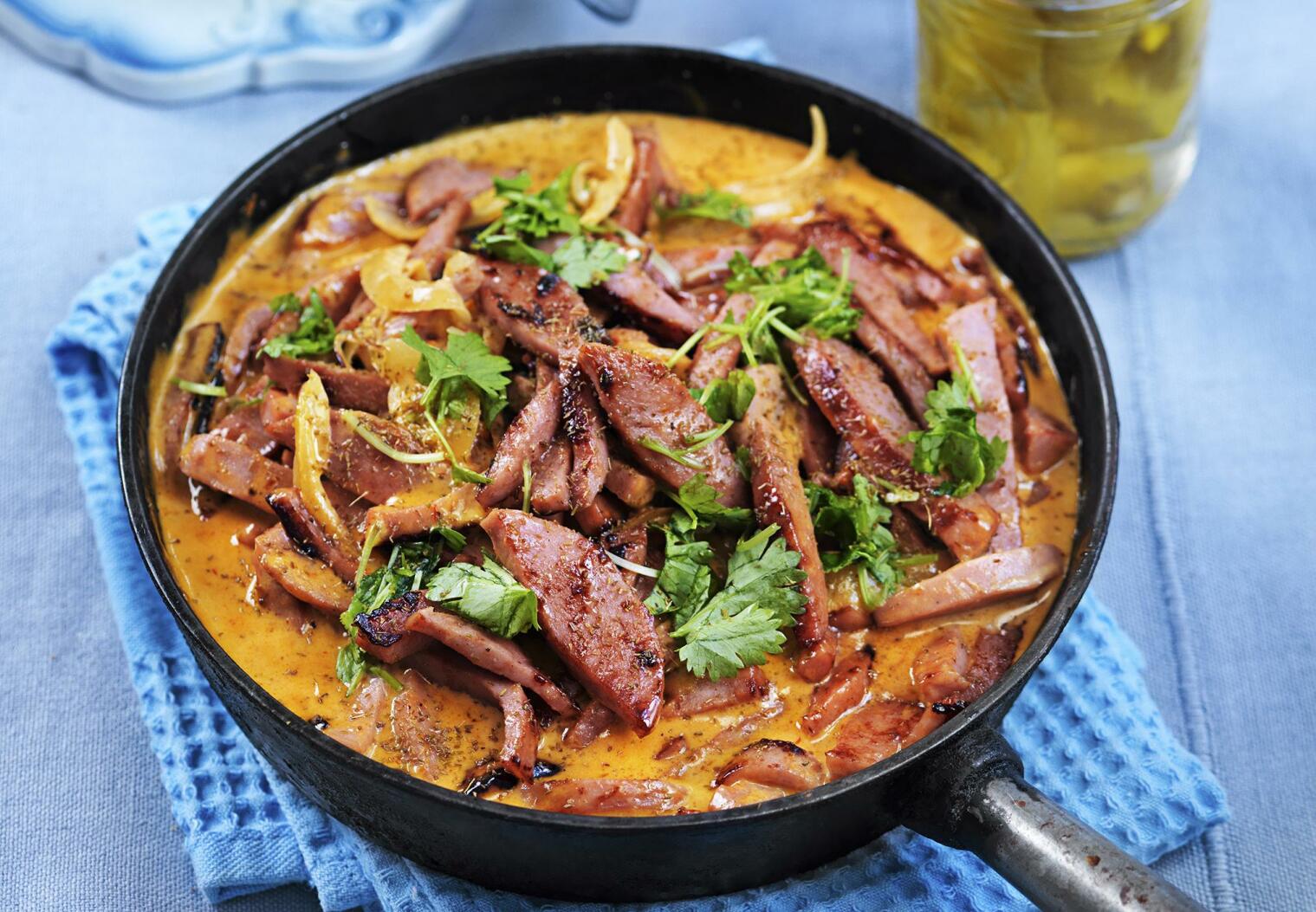 Korv stroganoff  från Tunisien