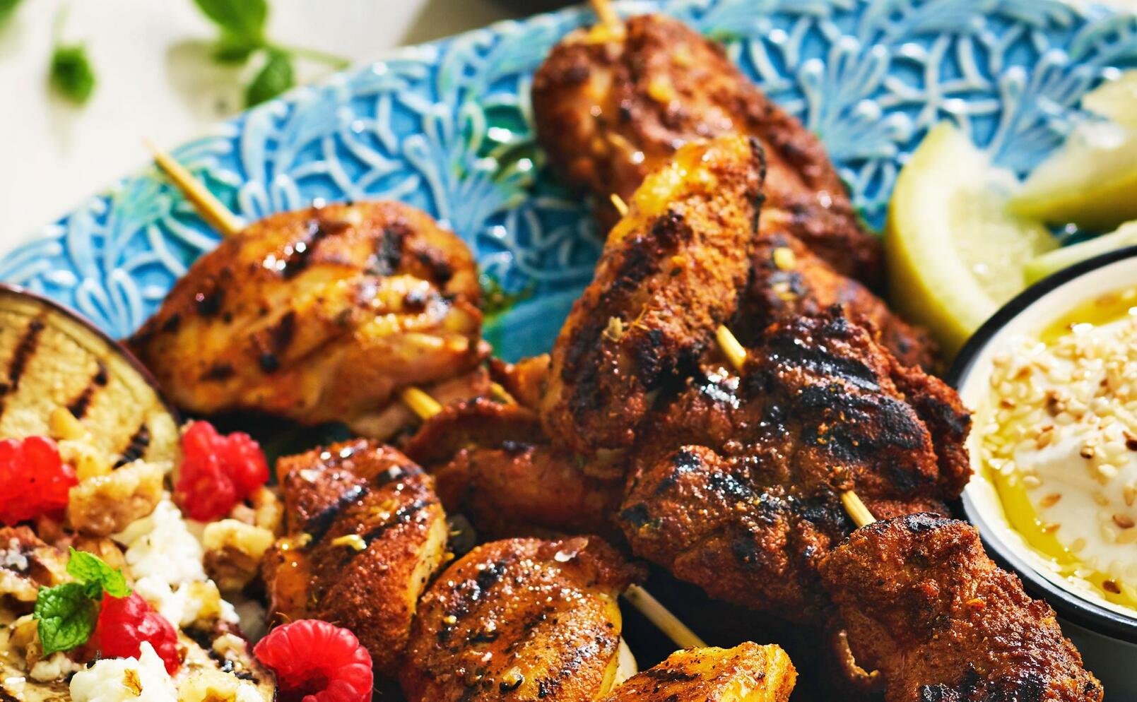 Shawarma  kyckling på spett