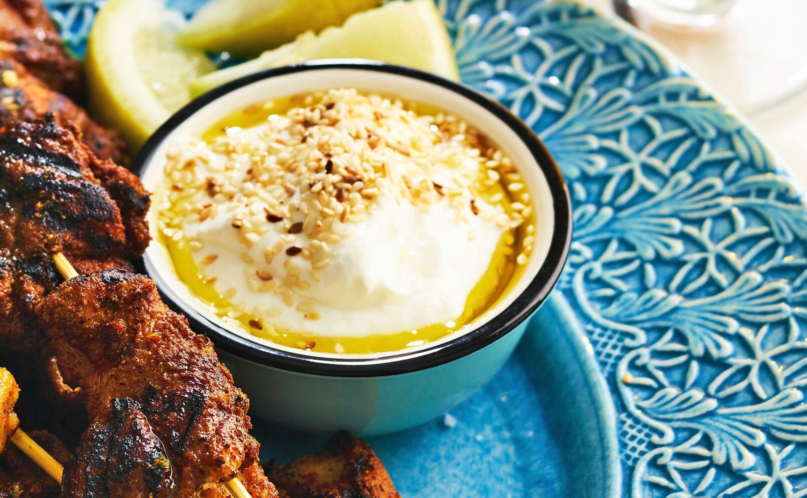 Yoghurtsås med tahini