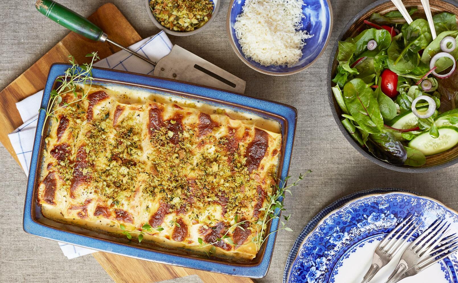 Cannelloni med rostad paprika