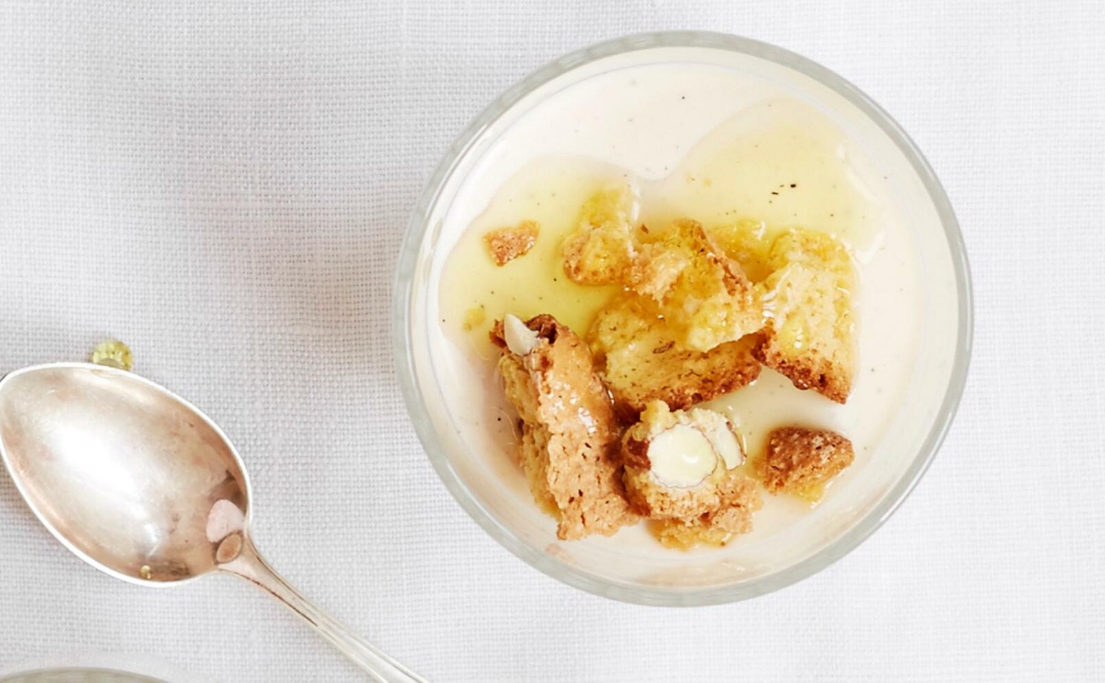 Pannacotta med gräddfil