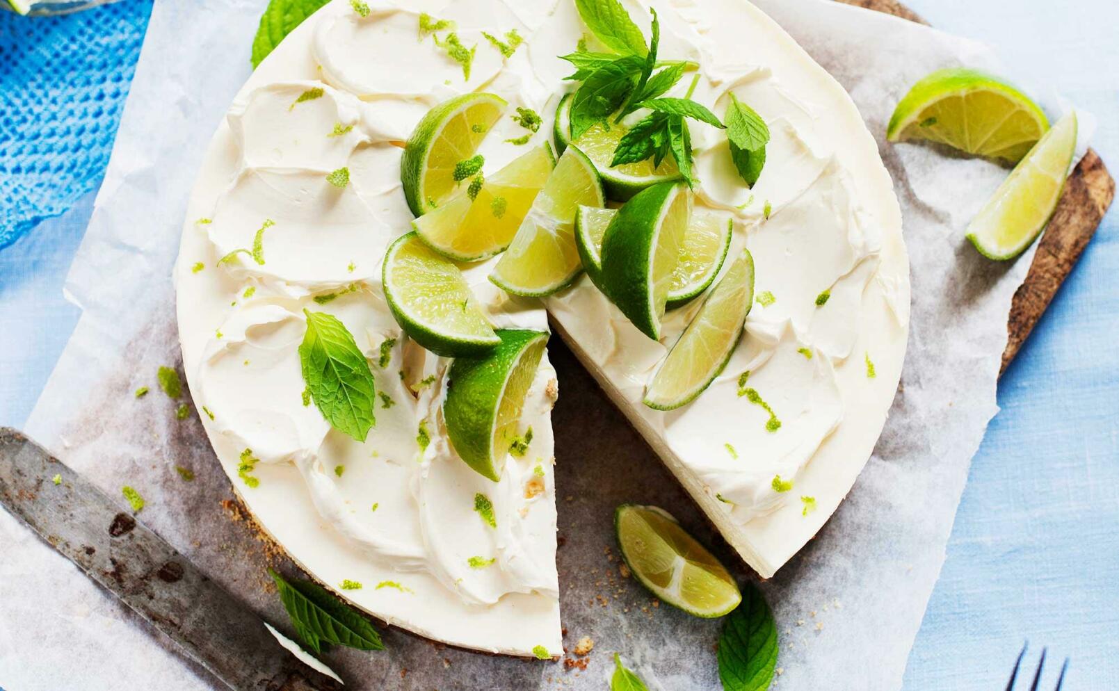 Key lime cheesecake