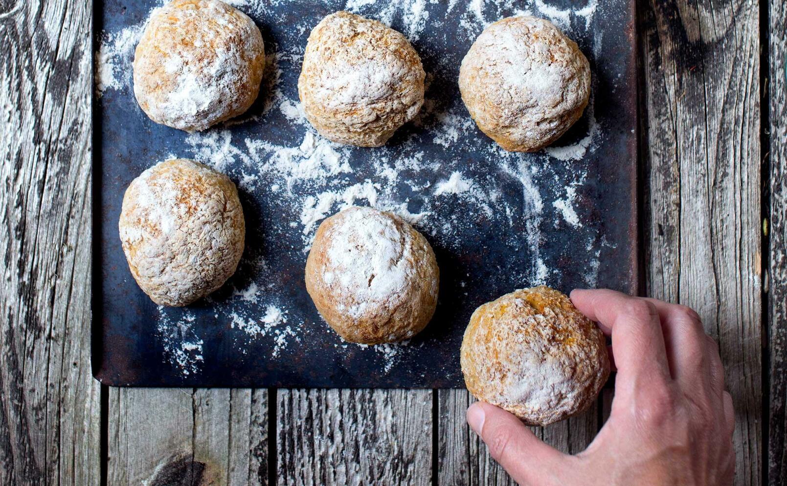 Glutenfria frallor med morötter