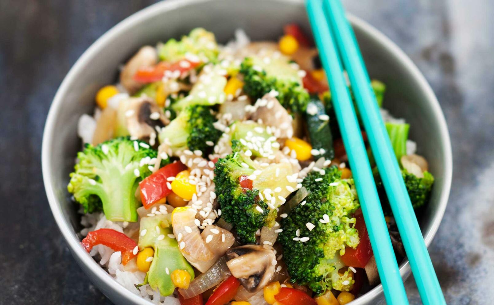 Broccoliwok med sweet chili
