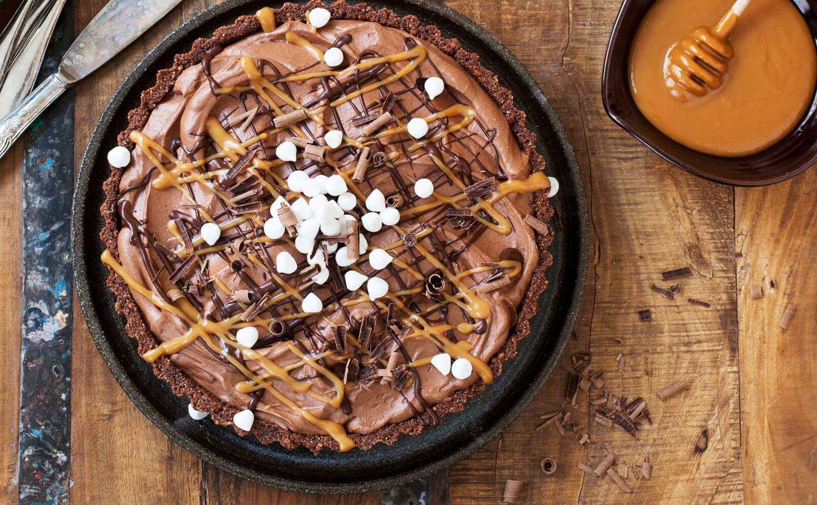 Chokladpaj utan ugn
