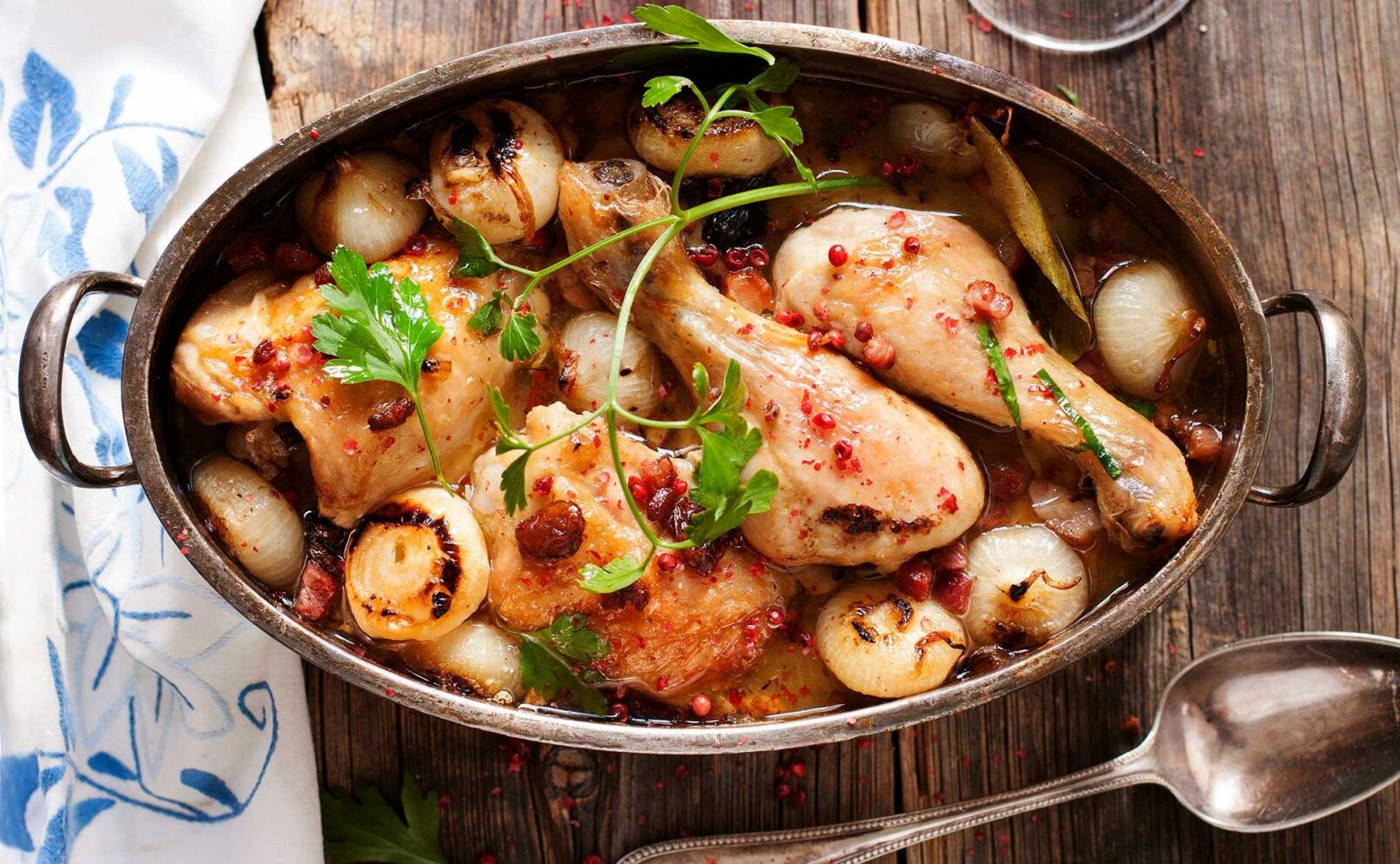 Kycklinggryta med pancetta