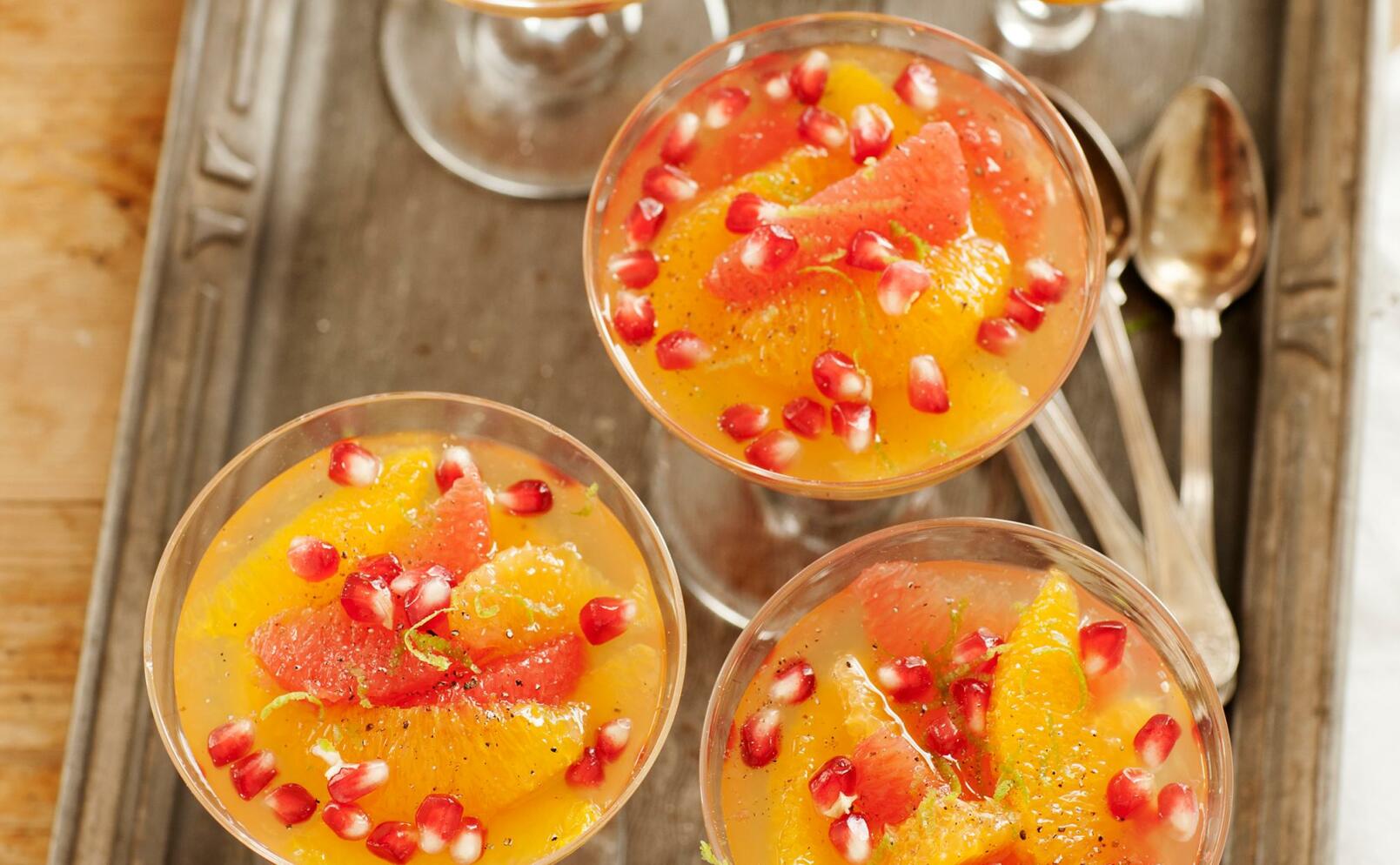 Citrussallad med granatäpple
