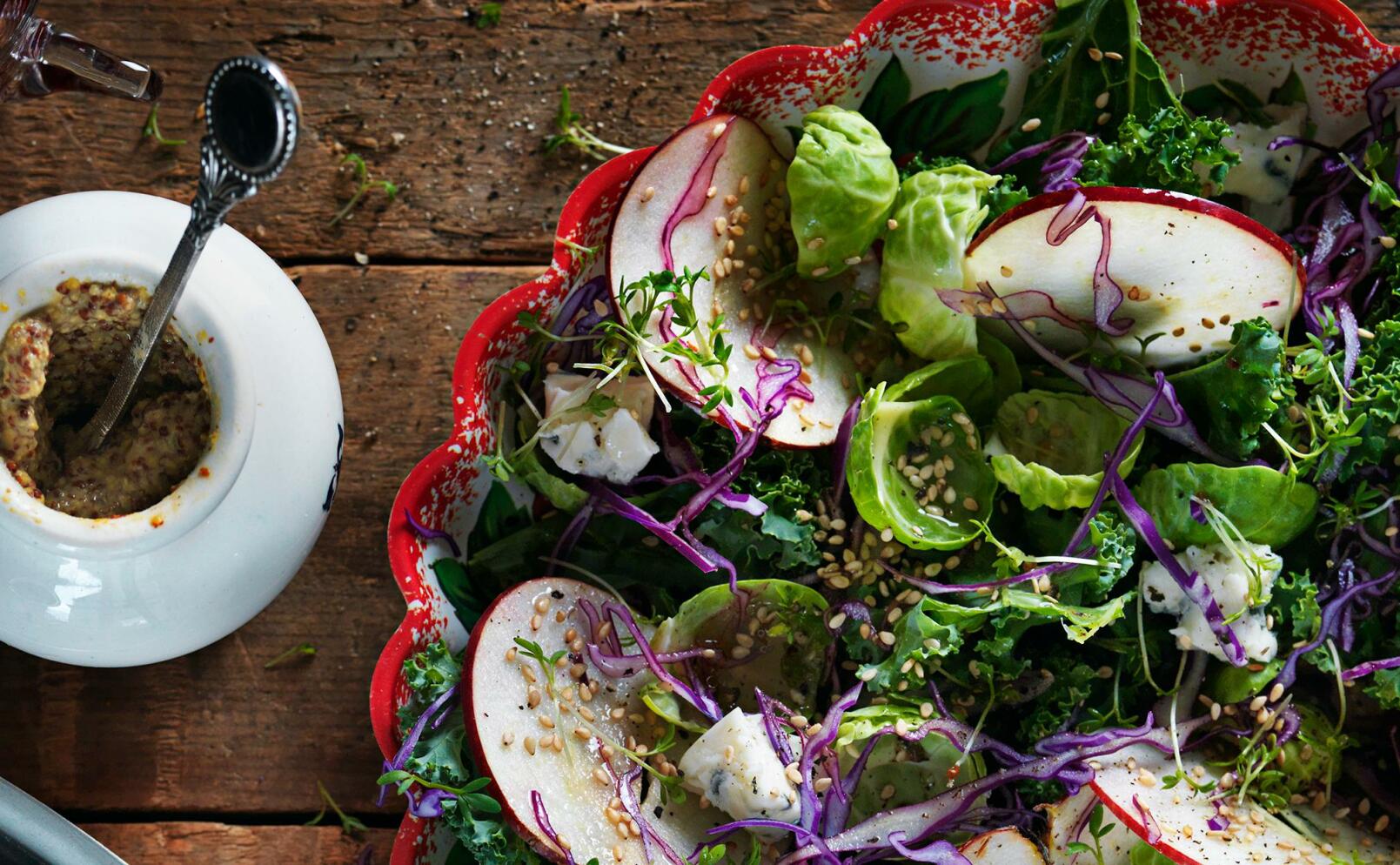 Julsallad med äpple