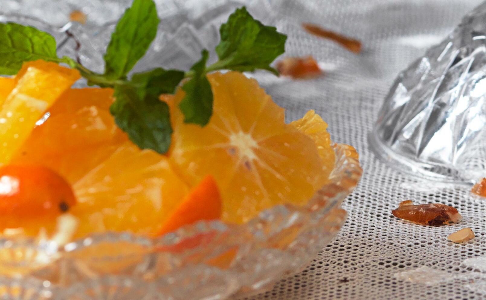 Citrussallad med honung