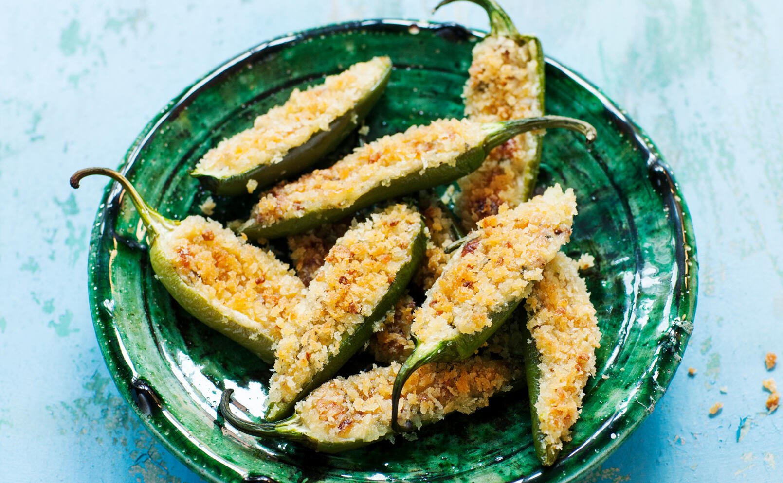Jalapeñopoppers ugnsbakade