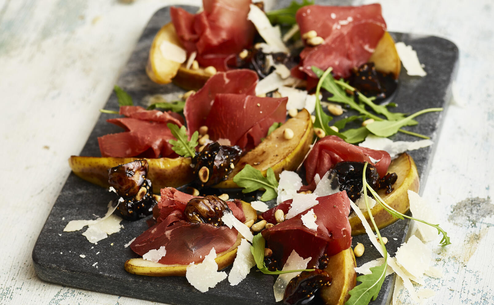 Bresaola med päron