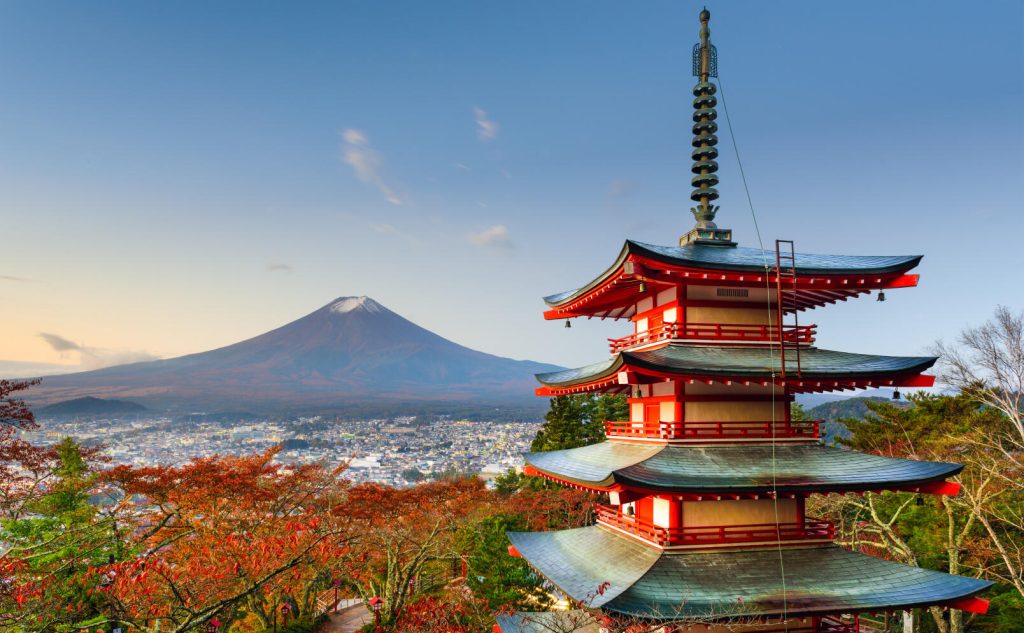 Japan bjuder på otroligt vacker natur och flera buddhisttempel.