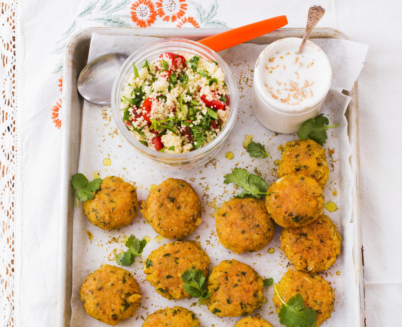 Falafel med couscous