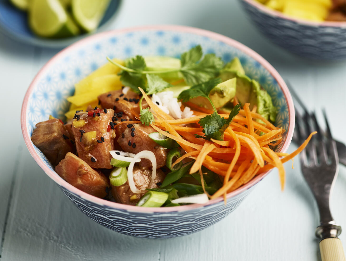 Poké bowl med lax