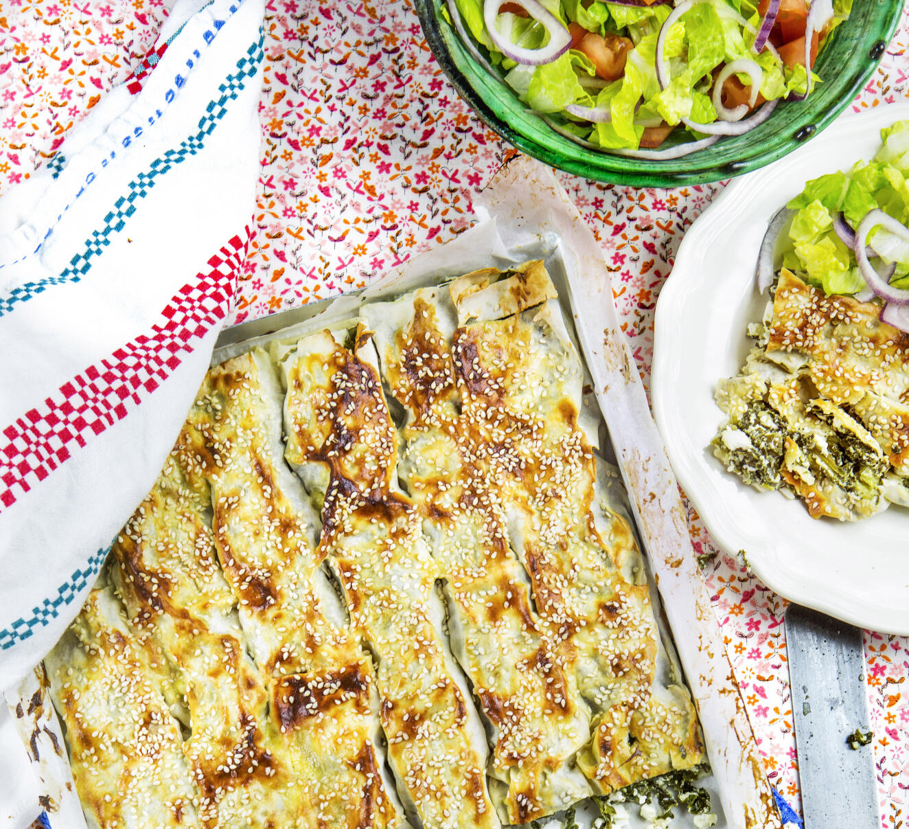 Börek med spenat