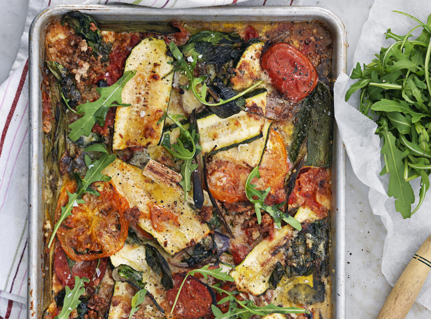 Fläskfärsgratäng med squash