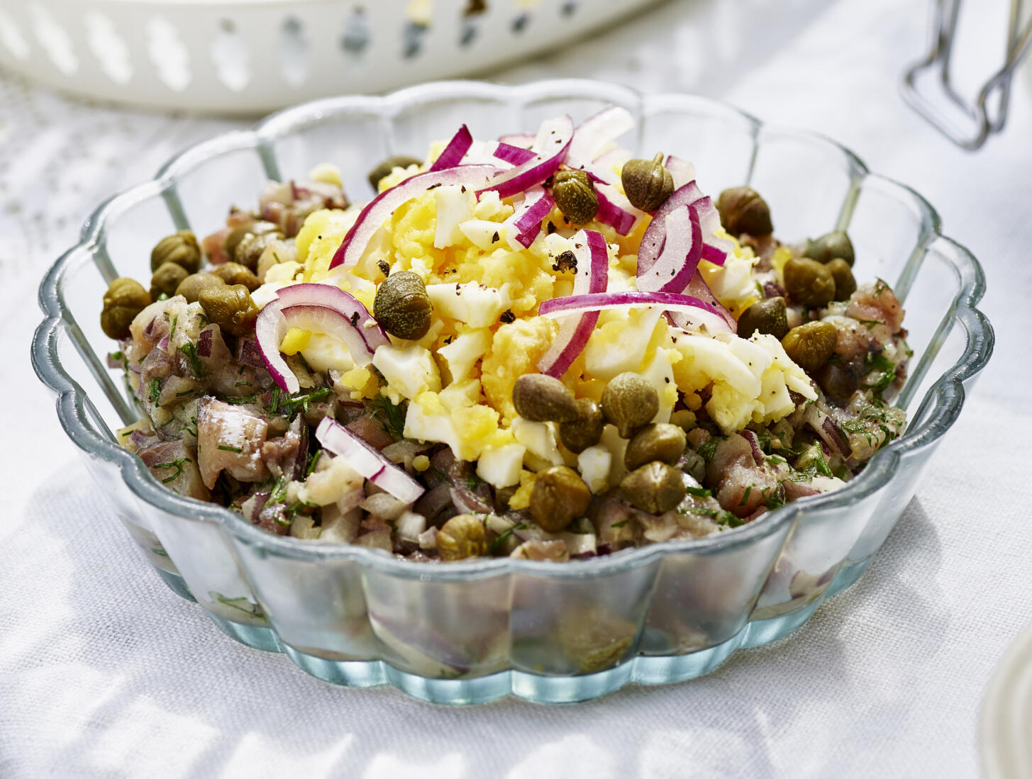 Matjessilltartar med ägg