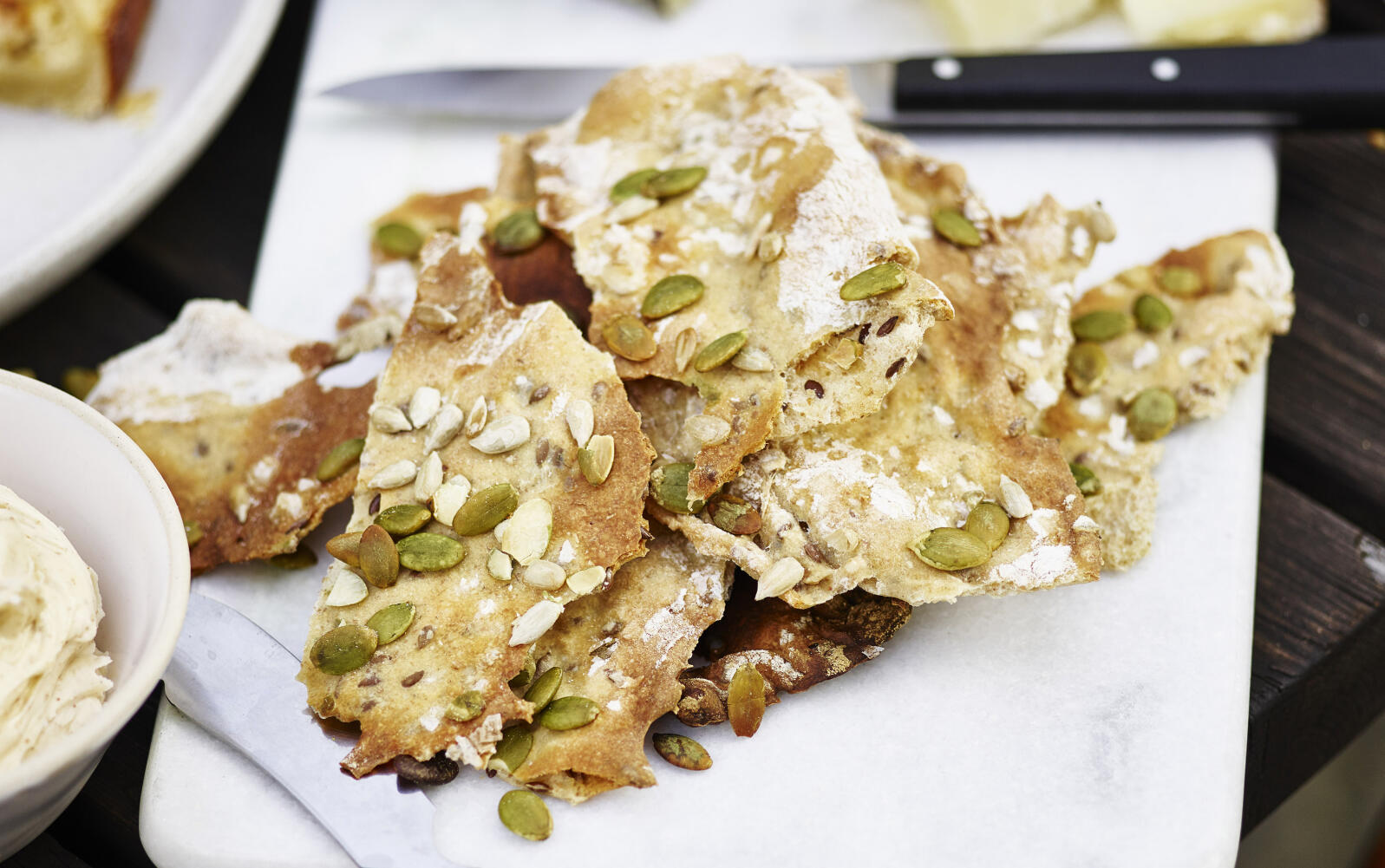 Knäckebröd med solroskärnor