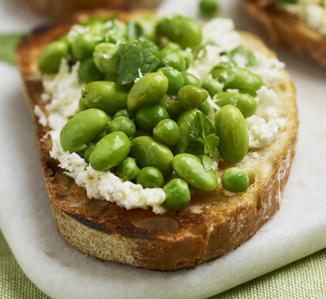 Bruschetta med bönor