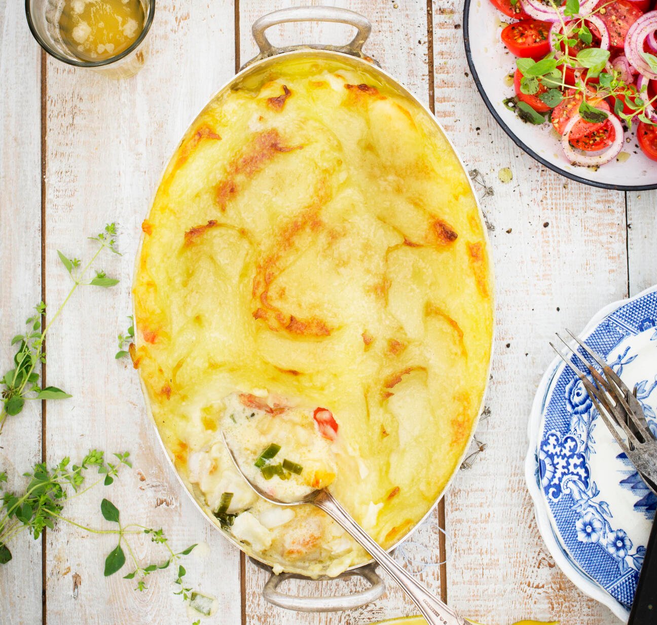 Sejgratäng med potatislock