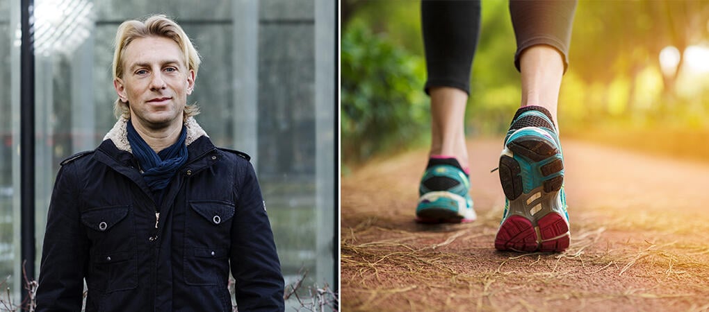 Anders Hansen är överläkare i psykiatri. Han har skrivit flera böcker om träning och hälsa. Den senaste är "Hjärnstark", och han är nu aktuell med "Fördel ADHD". Foto: Stefan Tell/Bonnierfakta och Istock.