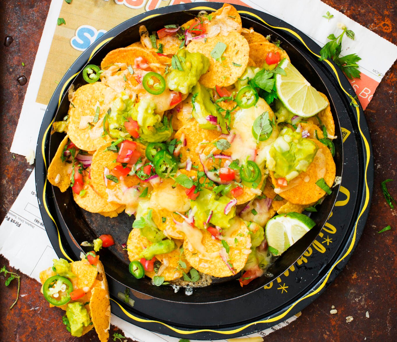 Nachos med avokado