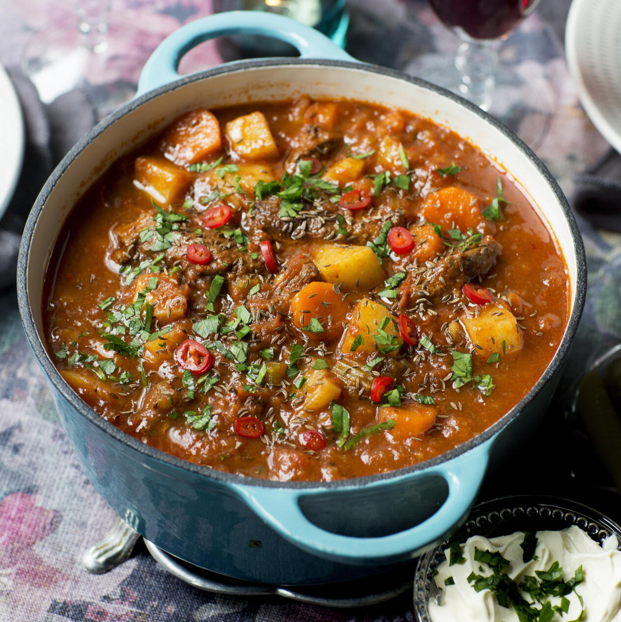 Gulaschgryta med chili