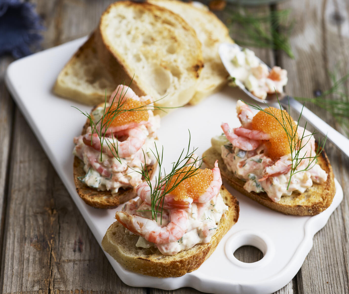 Räktartar med kallrökt lax
