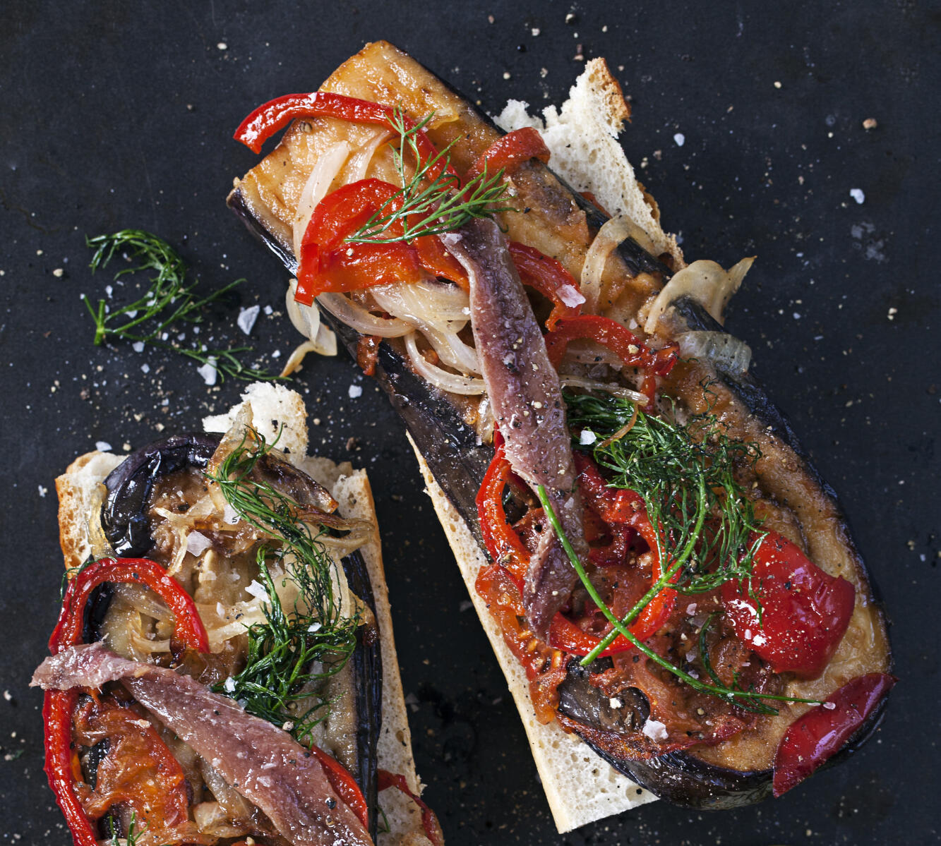 Auberginetapas med sardell