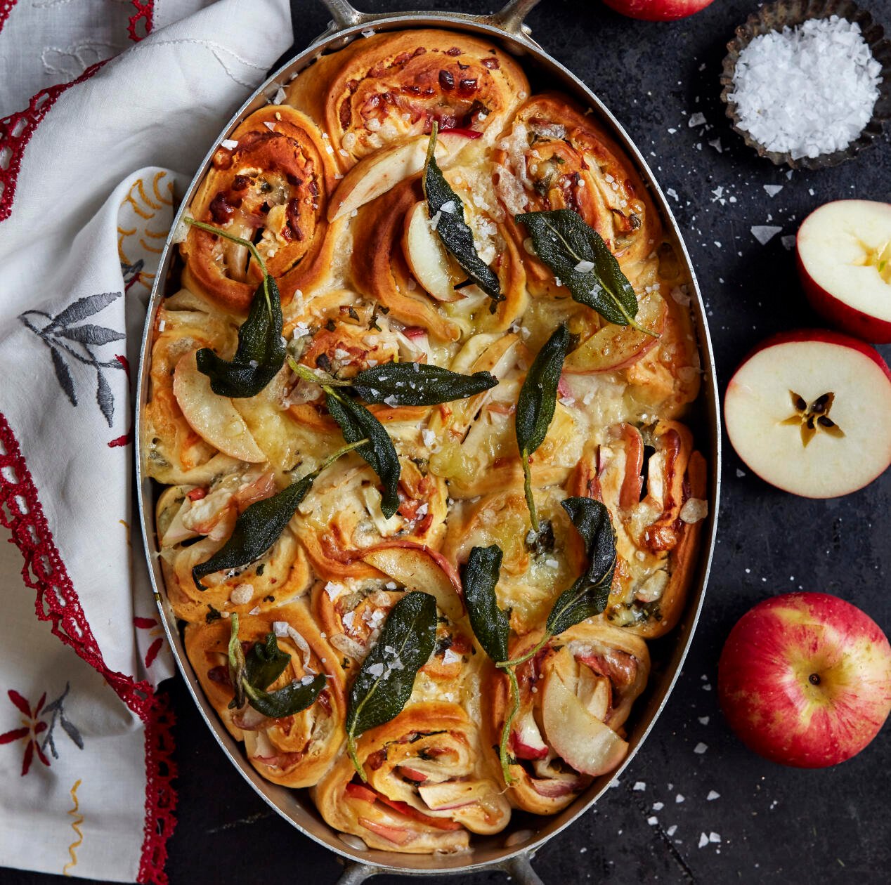 Butterbröd med juläpple