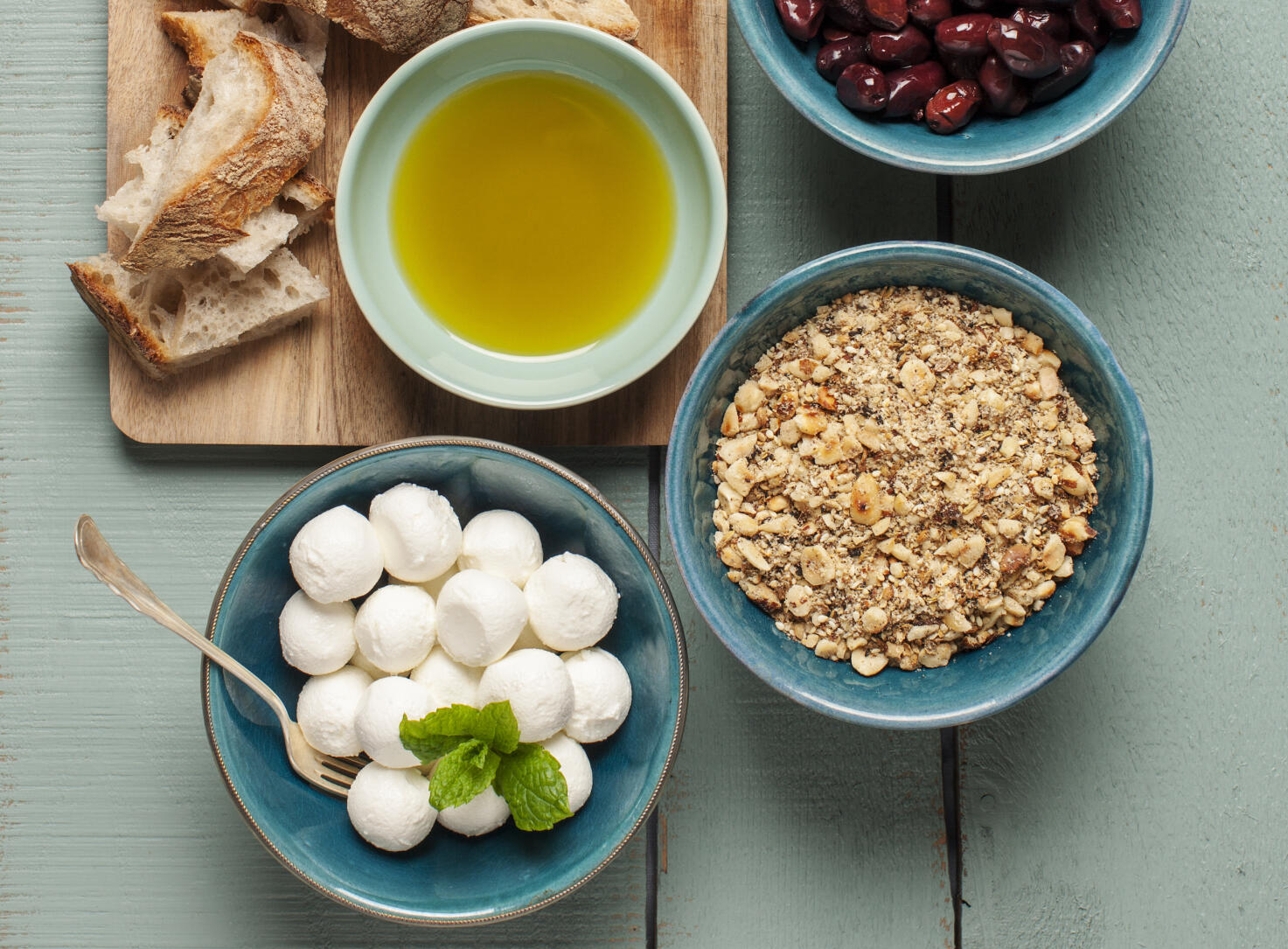 Dukkah med bröd och olja