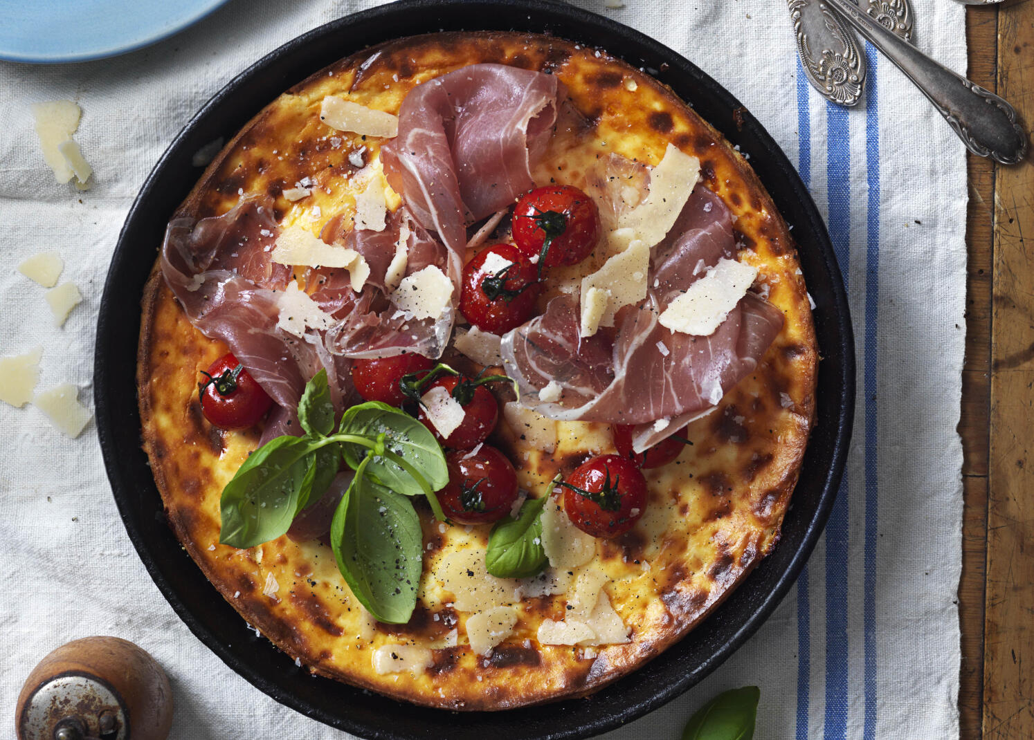 Bakad ricotta med tomat