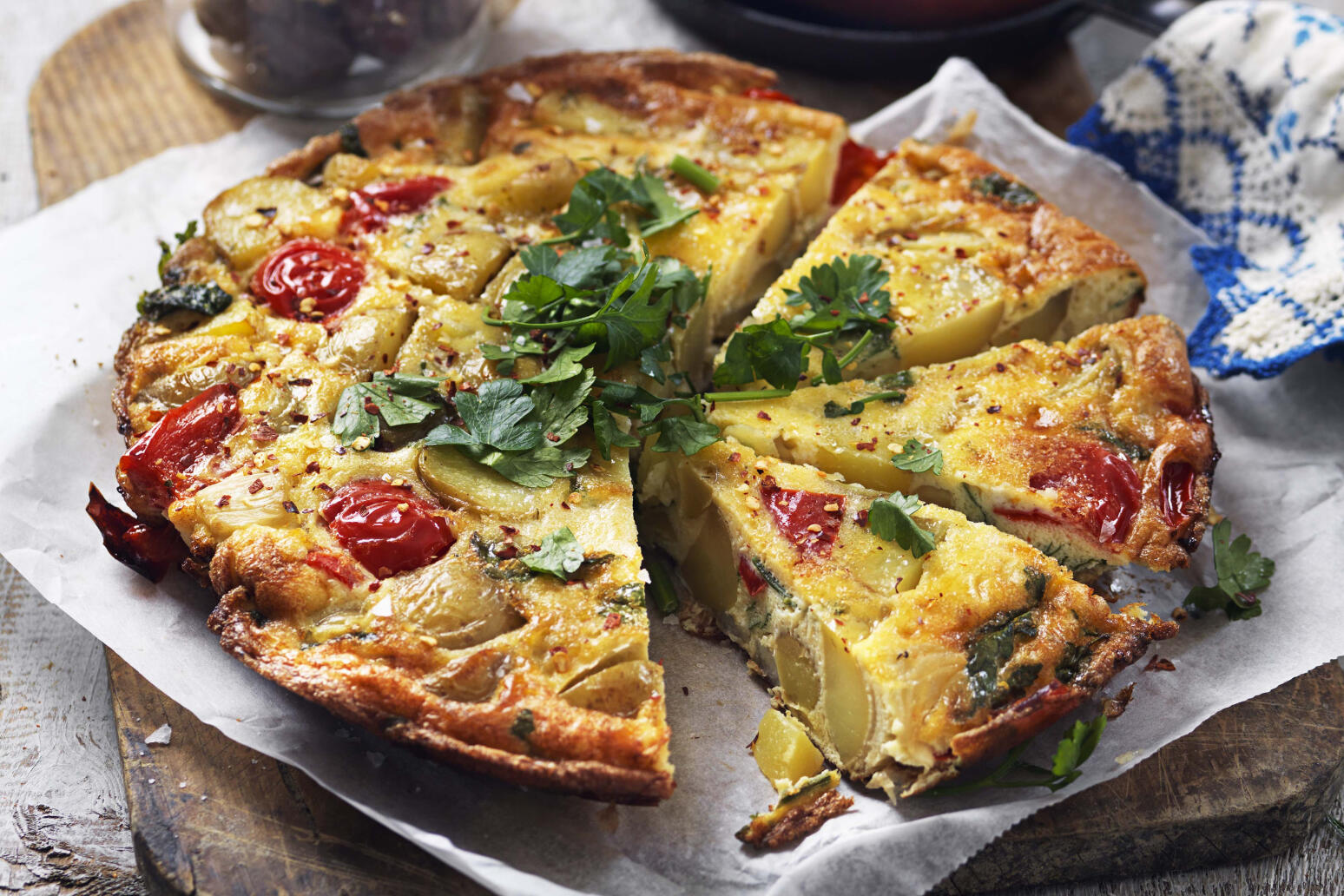 Tortilla med färskpotatis