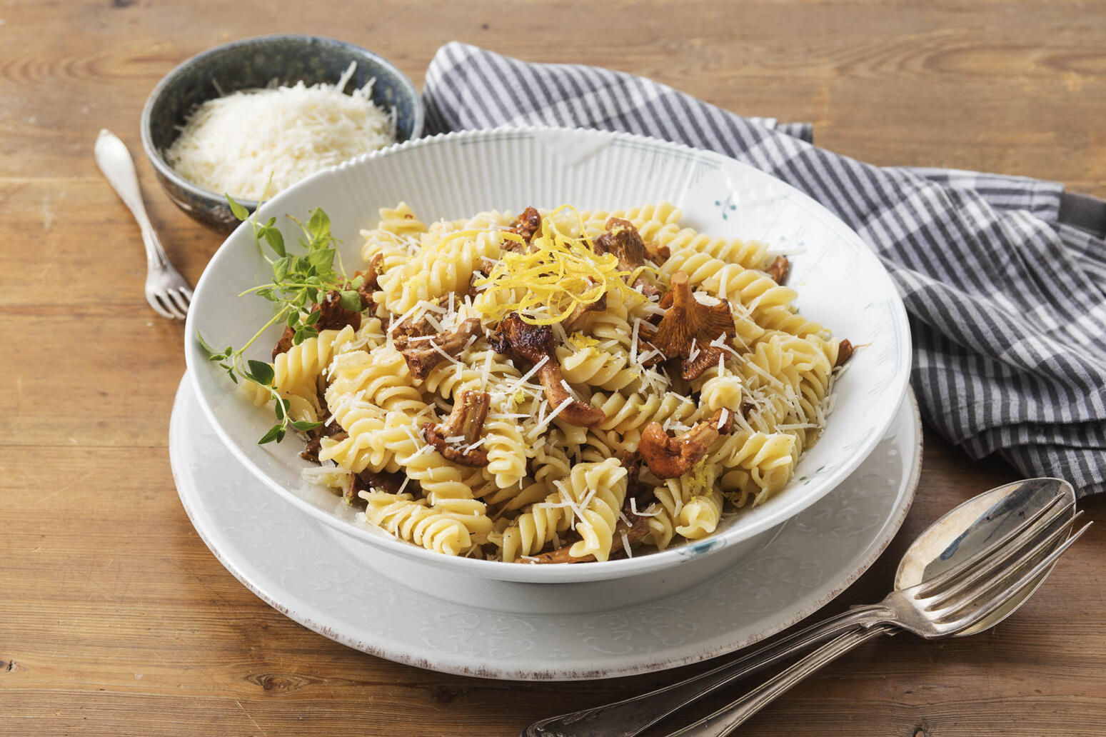 Pasta med kantareller