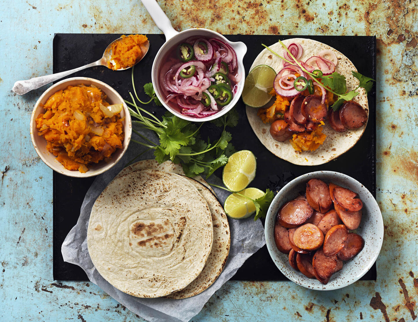 Fredagsmat – pumpatacos med chorizo
