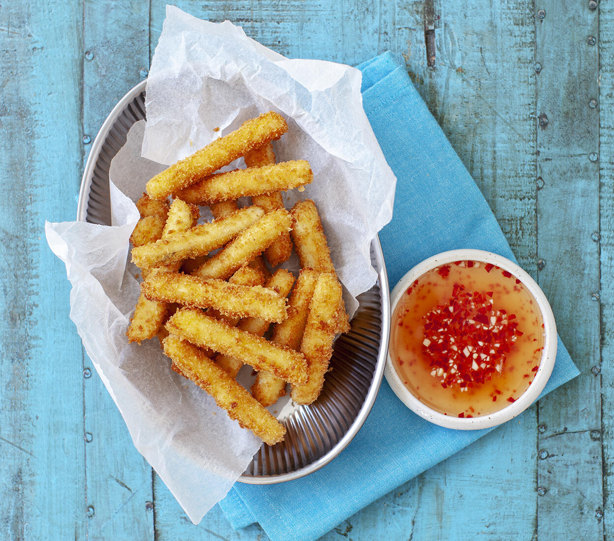 Halloumisticks med nuoc cham
