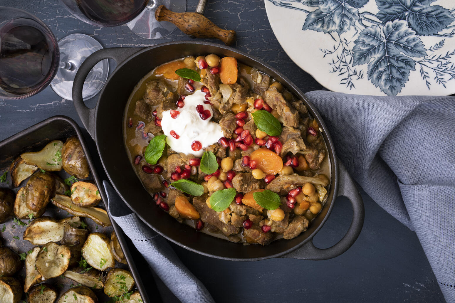 Lammgryta med granatäpple